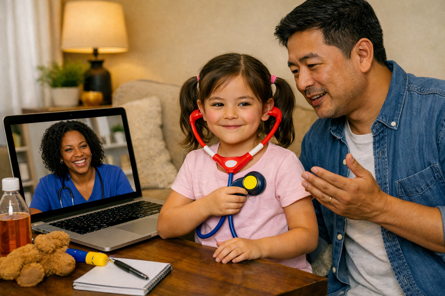 Child Listening to Heart